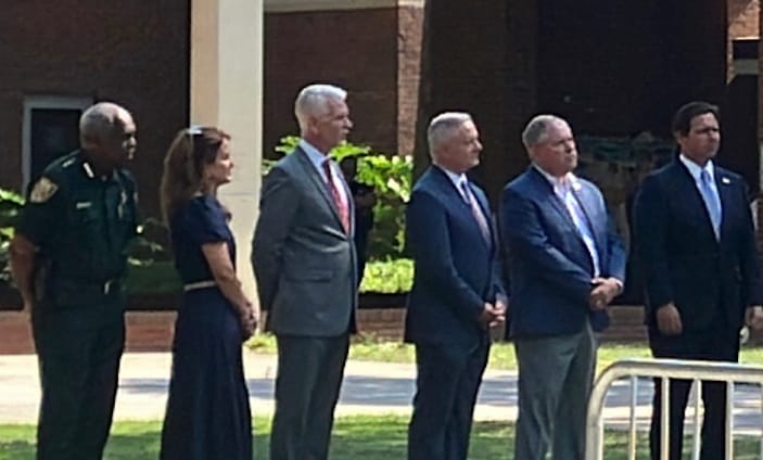 ”Fuck  DeSantis” Protesters Respond When Governor Speaks at UF; Political Plays Take Hold Amidst Upcoming Elections