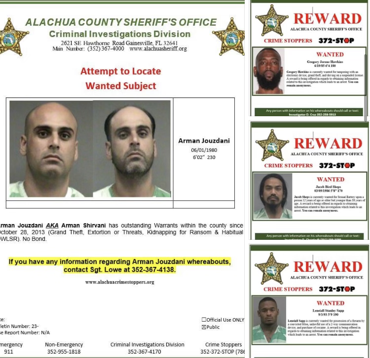 ACSO Asks For Help Locating Several Men With Outstanding Warrants
