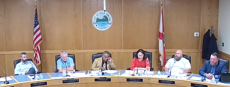 High Springs Commissioners Discuss Finances, Issues Arise
