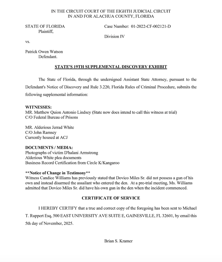 Gainesville Killer to Serve Five Decades in FDC, Two Accomplices Serving Long Prison and Probation Terms, Alleged Ring-Leader Awaits Trial