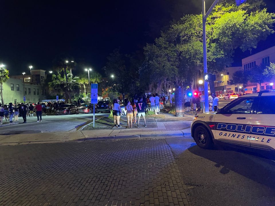 Block Party at Aloha Liquor Store Takes Over Downtown Gainesville. Prompts Police and Ambulance Response