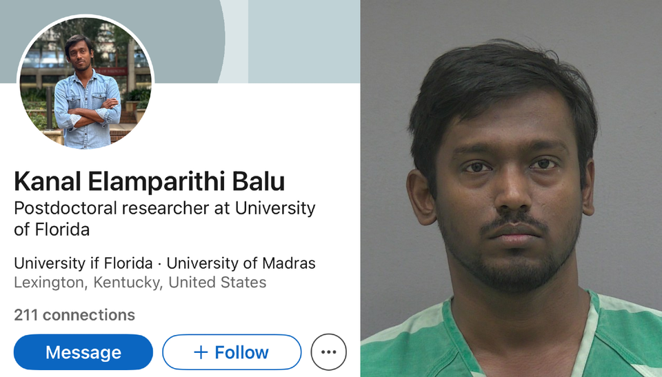UF Postdoctoral Researcher Charged with Misdemeanor Battery After Committing Sexual Assault