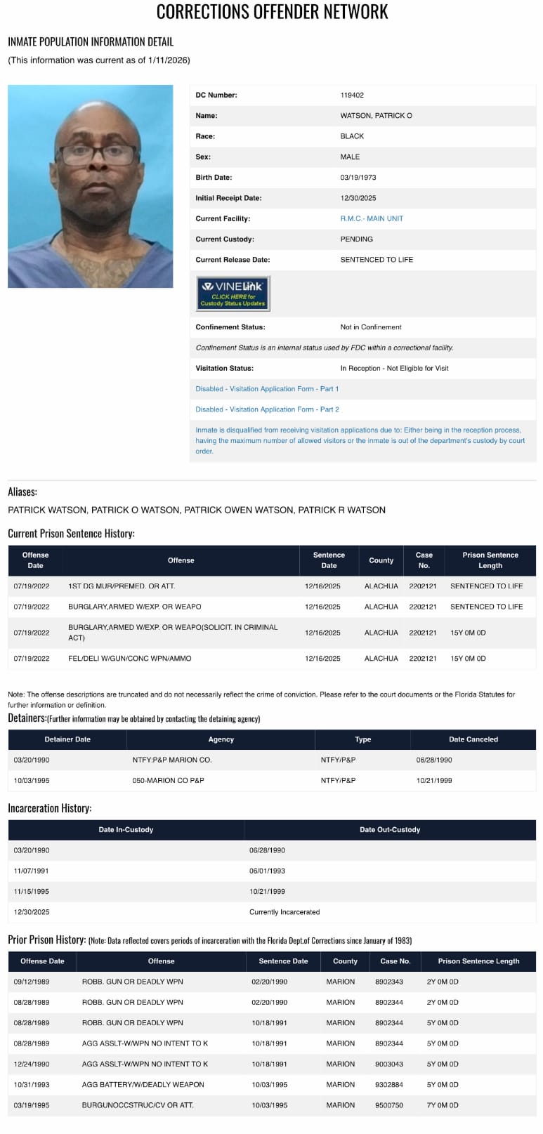 The Trial of Patrick Owen Watson